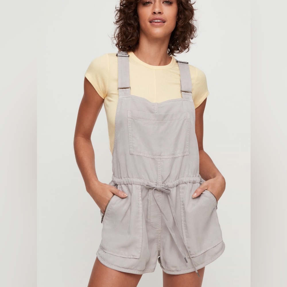 Aritzia Khaki Romper
